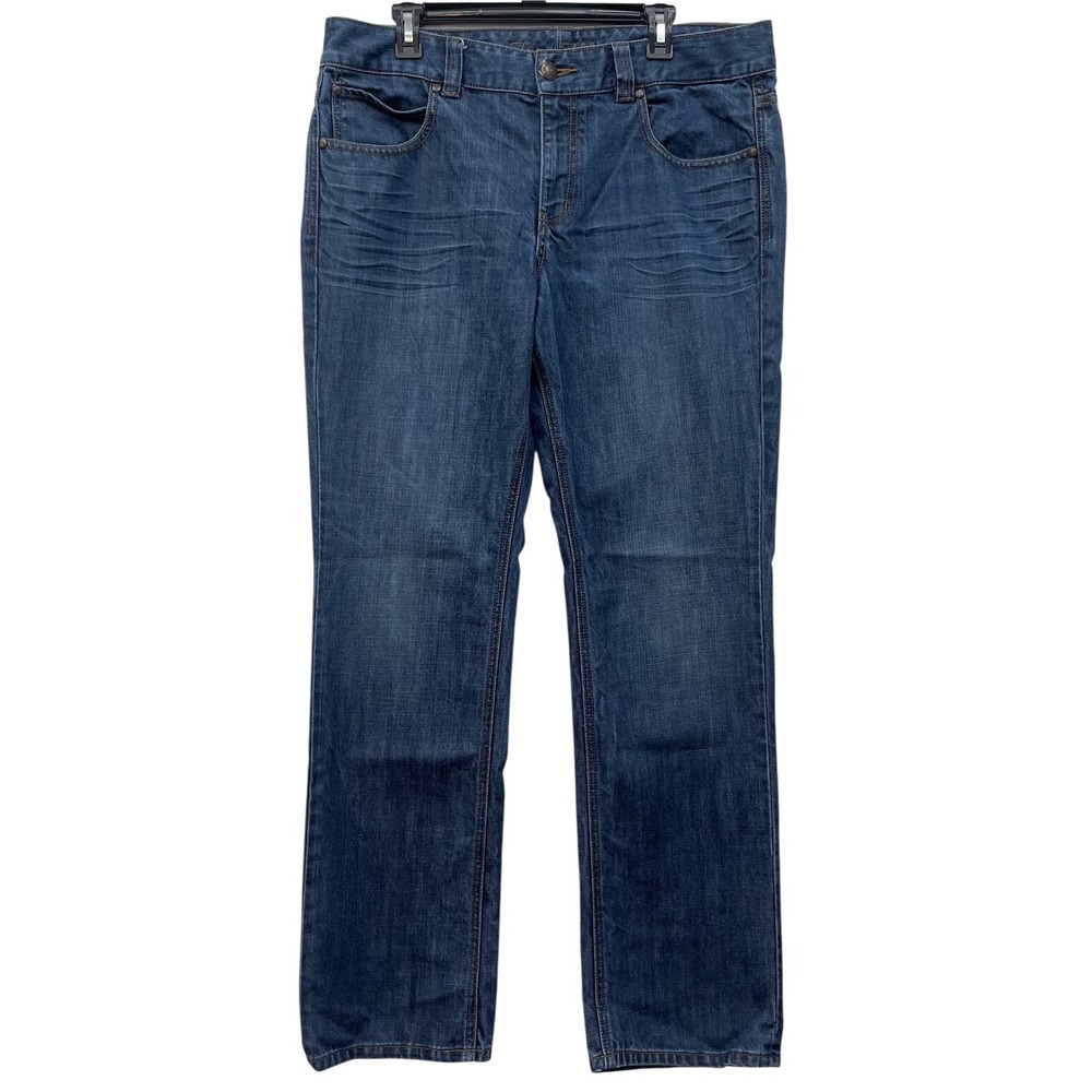 Tommy Hilfiger Straight Leg Jeans Womens 14R Blue Denim Classic 100% Cotton